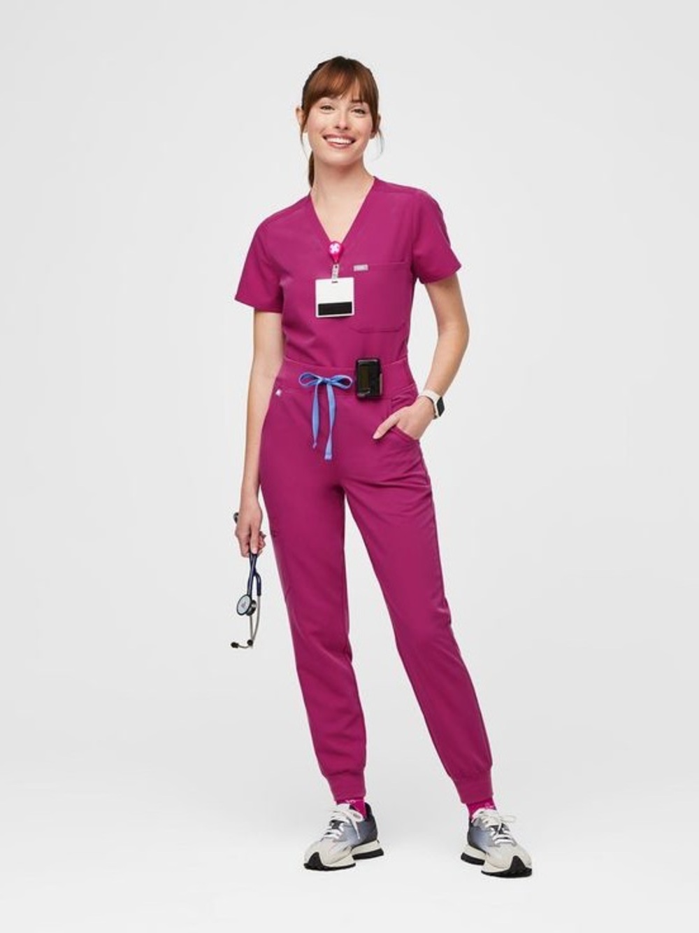Figs Zamora Scrub bottoms in Rasberry Sorbet